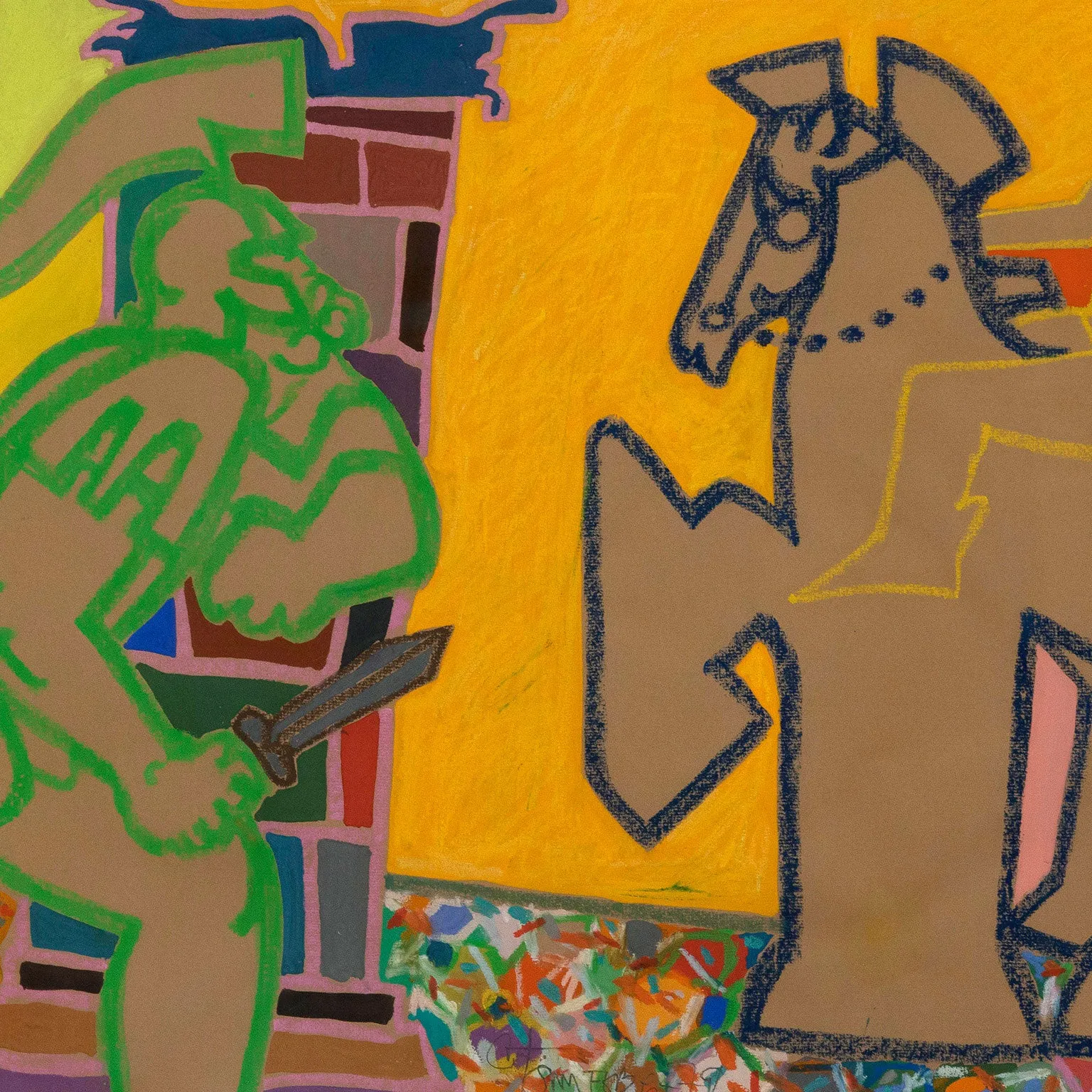 HAROLD TOWN "GOD SERIES #22", 1979
