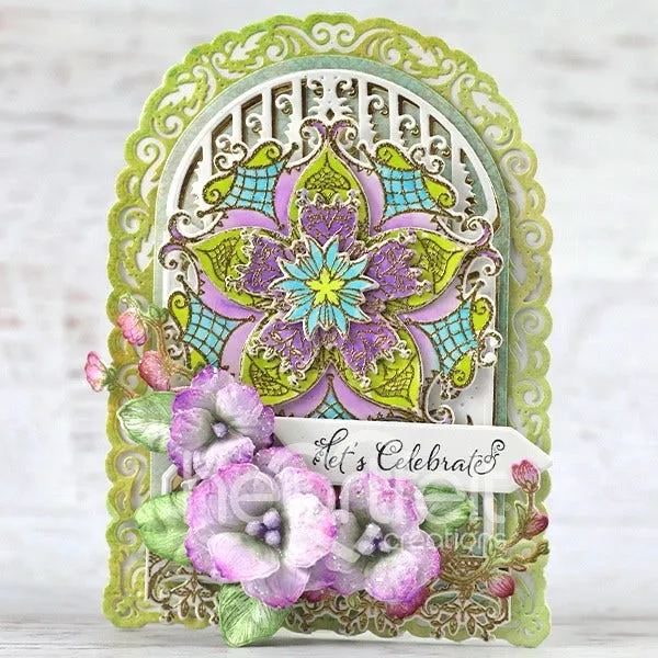 Heartfelt Creations - Elegant Mosaics Collection - Bursting Bloom Mosaics Die / 7390**