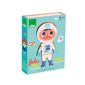 Jules Moody Wooden Puzzle - Vilac