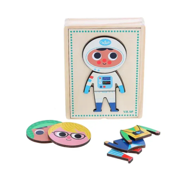 Jules Moody Wooden Puzzle - Vilac