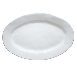 Juliska Quotidien White Truffle 15" Oval Platter
