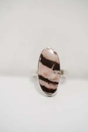 Kalmia Ring | Brown Zebra Jasper