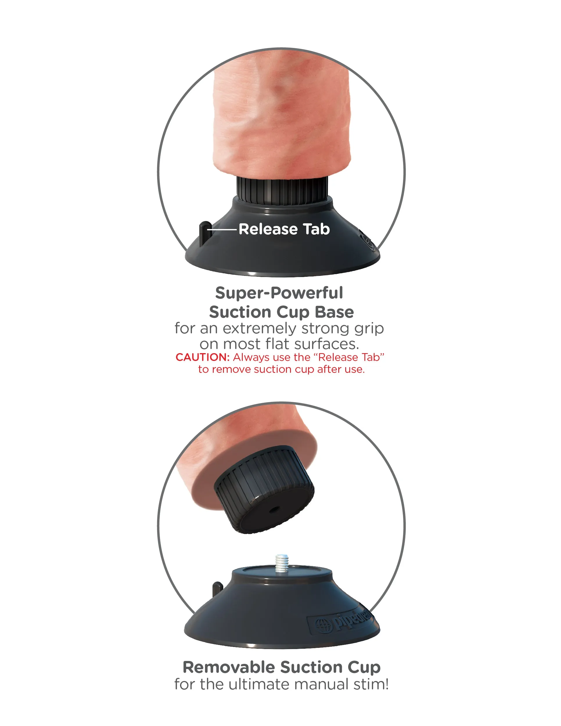 King Cock 10&quot; Vibrating Cock - Flesh