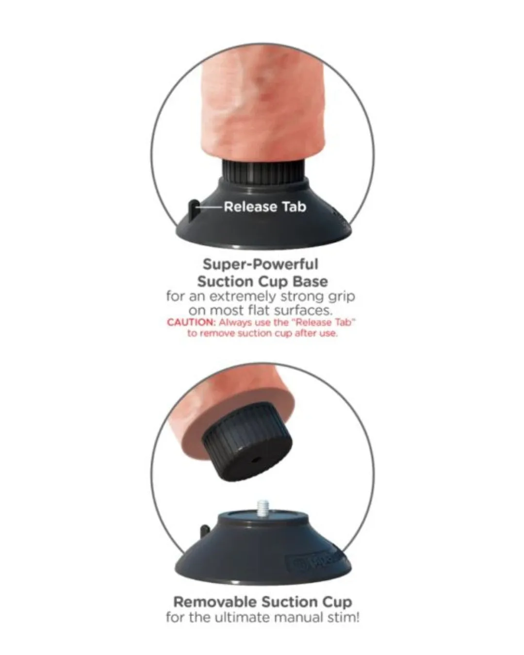 King Cock 9Inch Vibrating Cock with Balls - Light