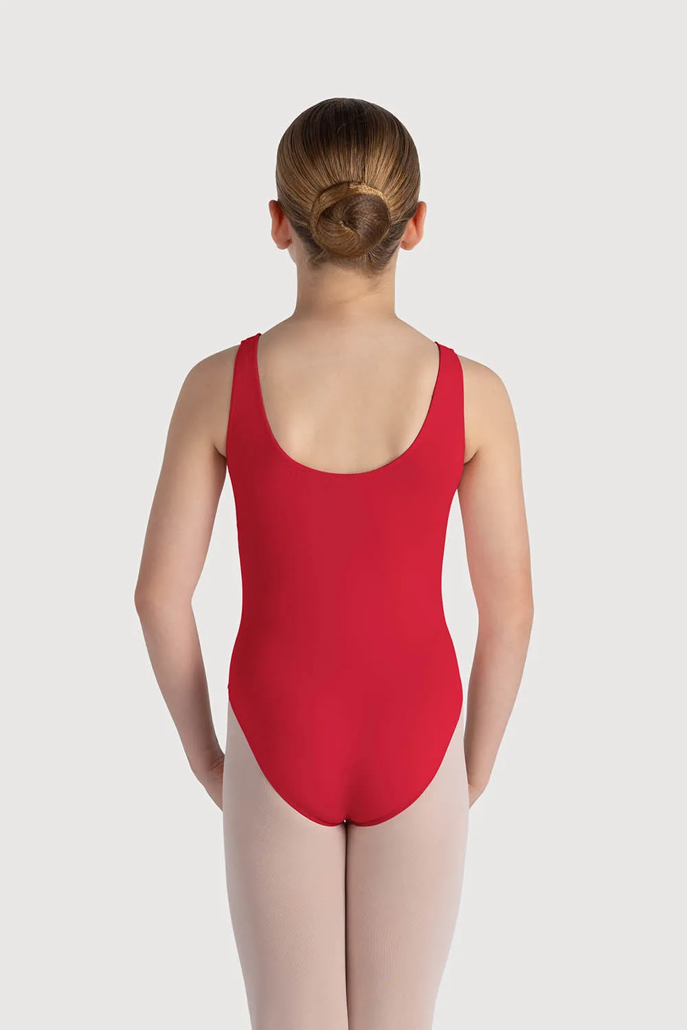 L0828G - Bloch Overture Odetta Sleeveless Pleat Girls Leotard