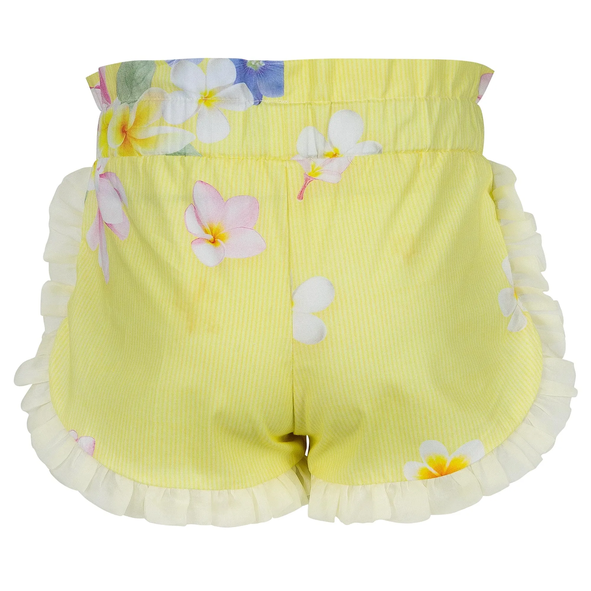 LAPIN HOUSE - Floral Top & Short Set - Lemon