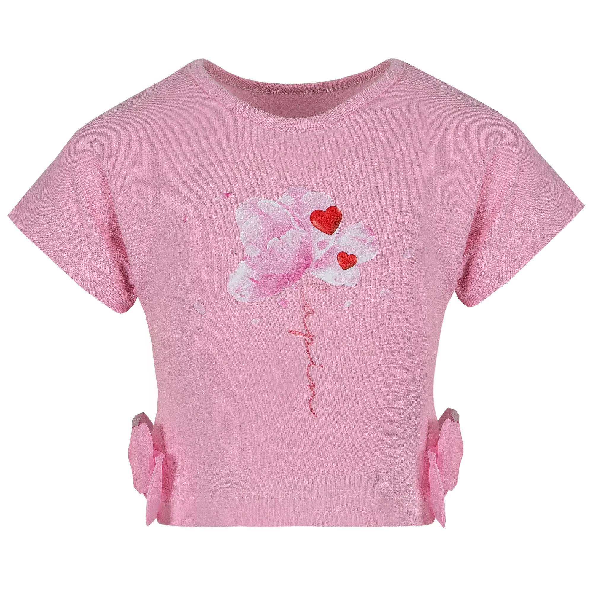 LAPIN HOUSE - Lips & Hearts Short Set - Pink