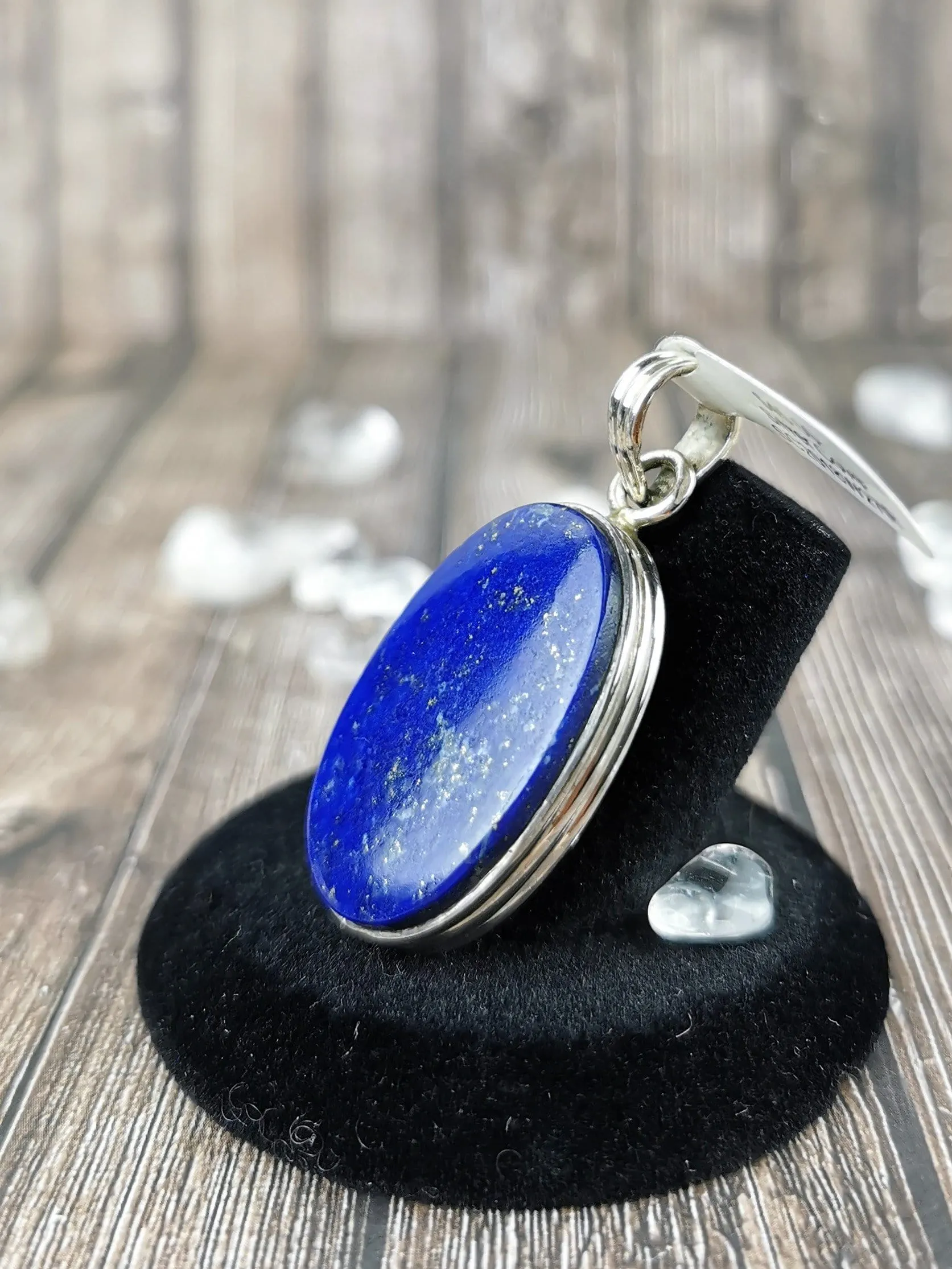 Lapis Lazuli Pendant, Medium Oval