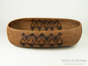 Large Oval Mission Basket