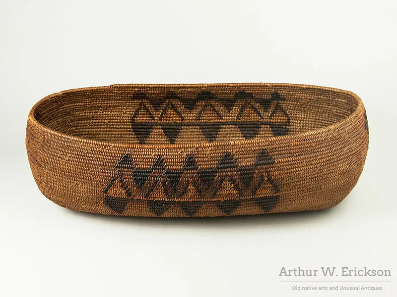 Large Oval Mission Basket