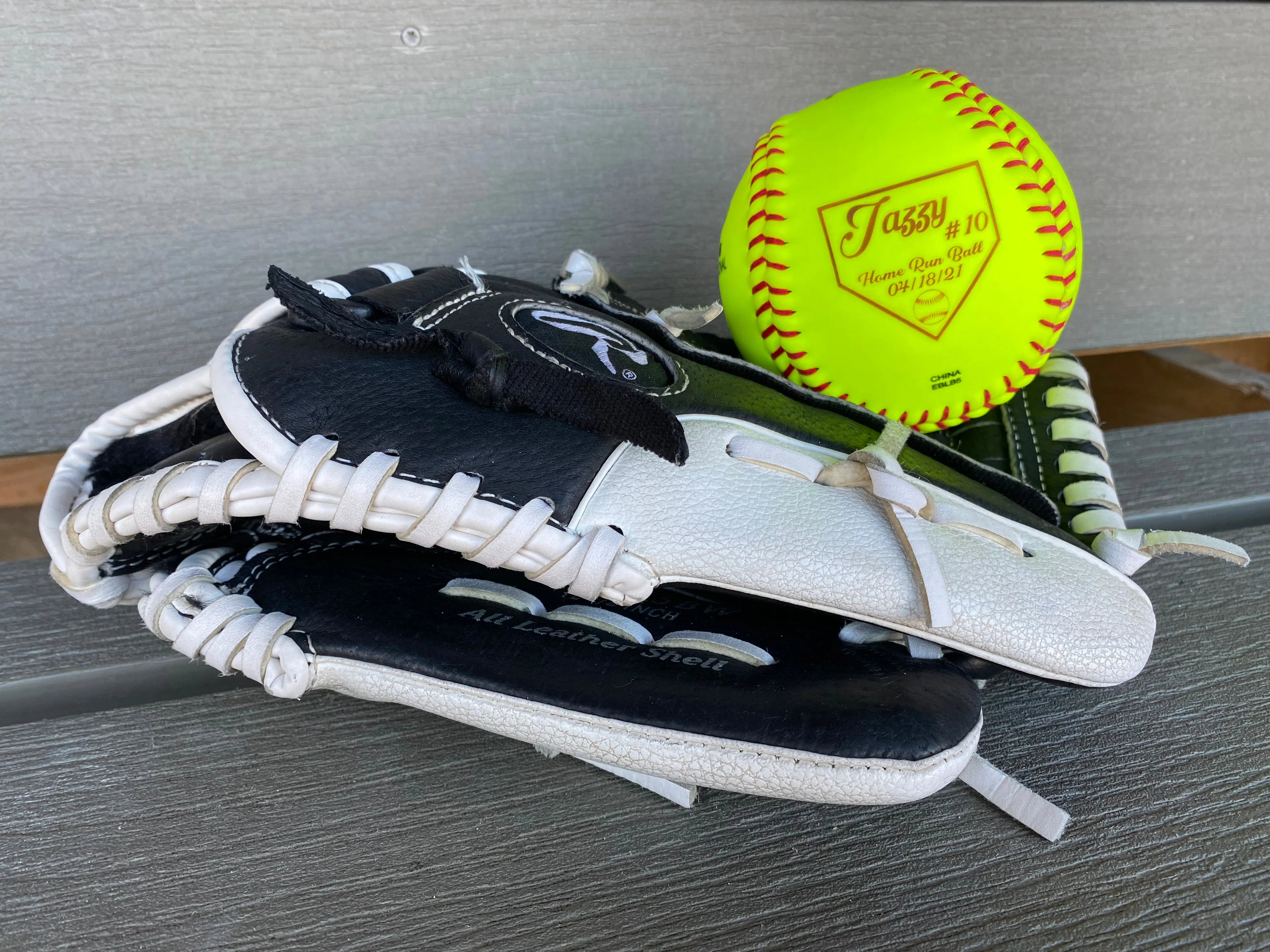 Laser-Engraved Softballs