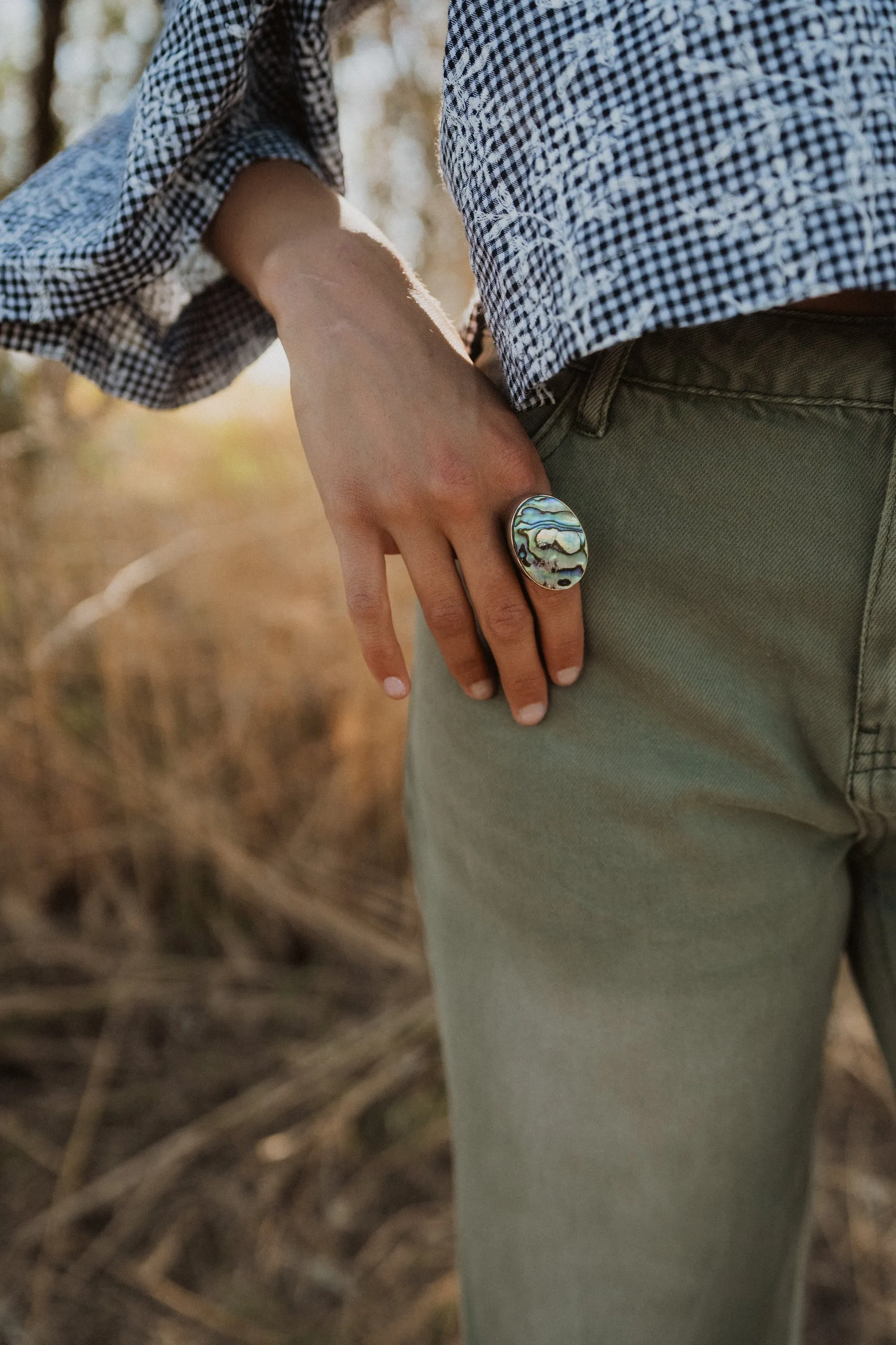 Leonora Ring | Abalone Shell
