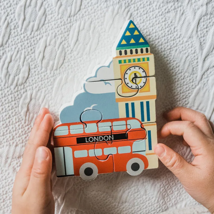 London Bus Wooden Puzzle