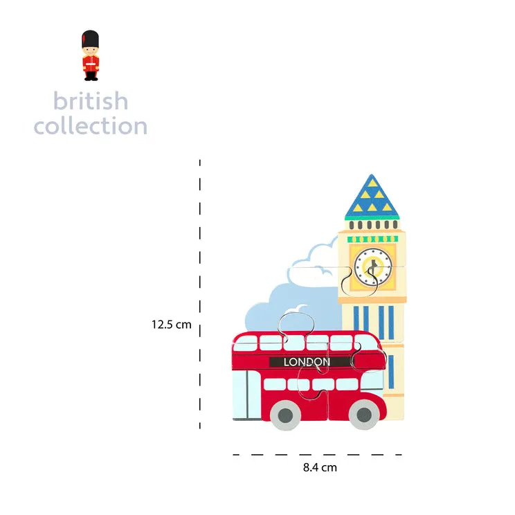 London Bus Wooden Puzzle