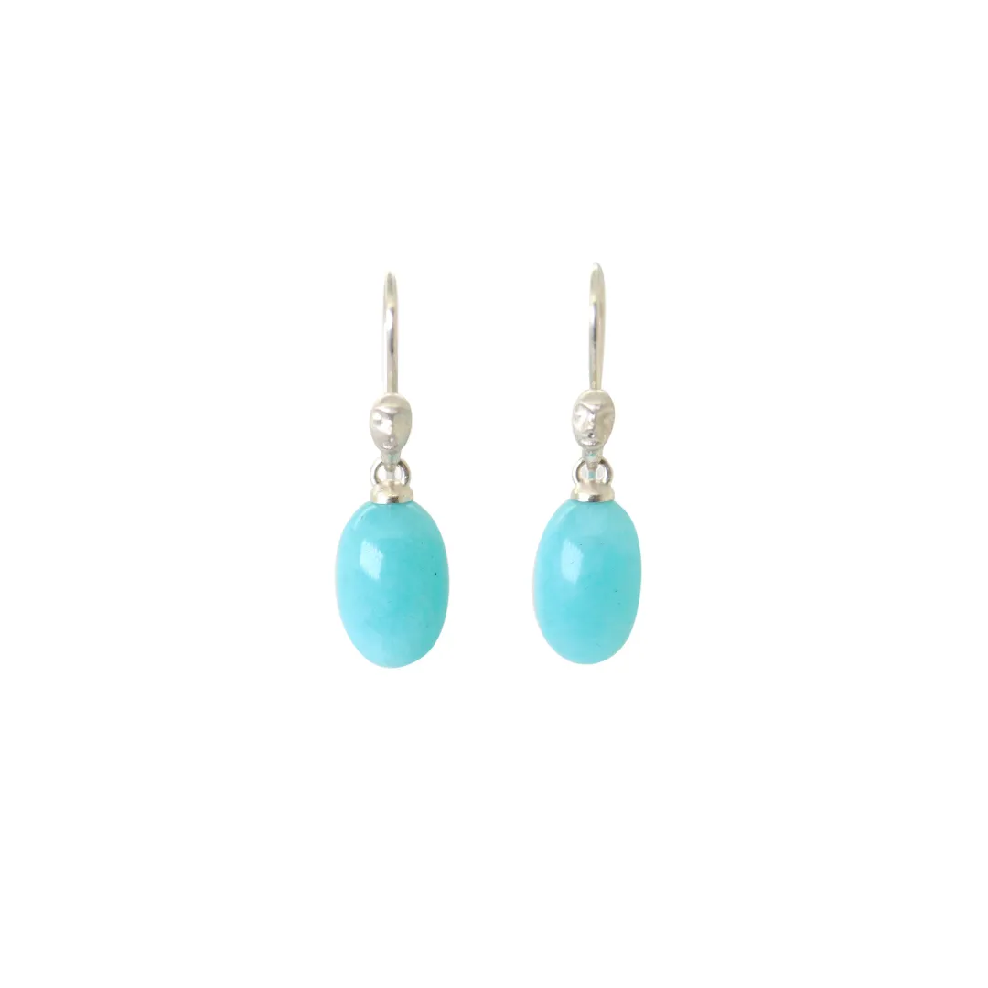 Maelstrom Amazonite Figurehead Cameo Earrings