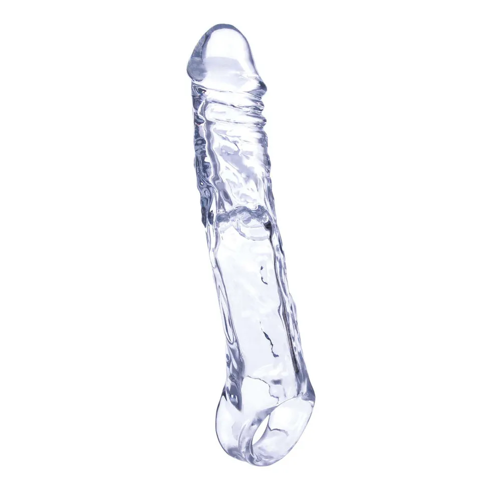 Magical Penis Extender and Ball Strap 7.5 inches - Clear