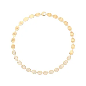 Marco Bicego Lunaria Diamond Pavé Collar Necklace