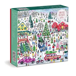 Michael Storrings Christmas Tree Farm  1000 Piece Foil Puzzle