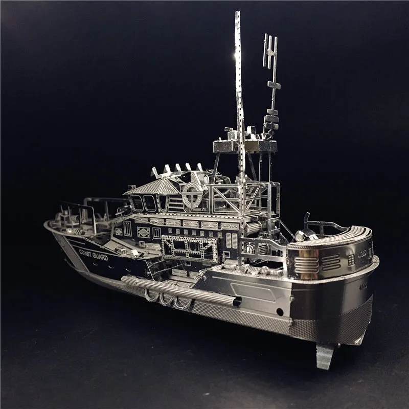 MODEL 3D Metal kits DIY Puzzle Assembly Model LIFEBOAT  C22201 1:100 2 Sheets Stainless Steel Creative toys gift
