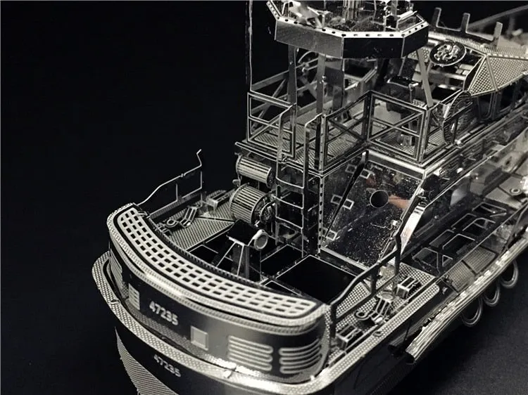 MODEL 3D Metal kits DIY Puzzle Assembly Model LIFEBOAT  C22201 1:100 2 Sheets Stainless Steel Creative toys gift