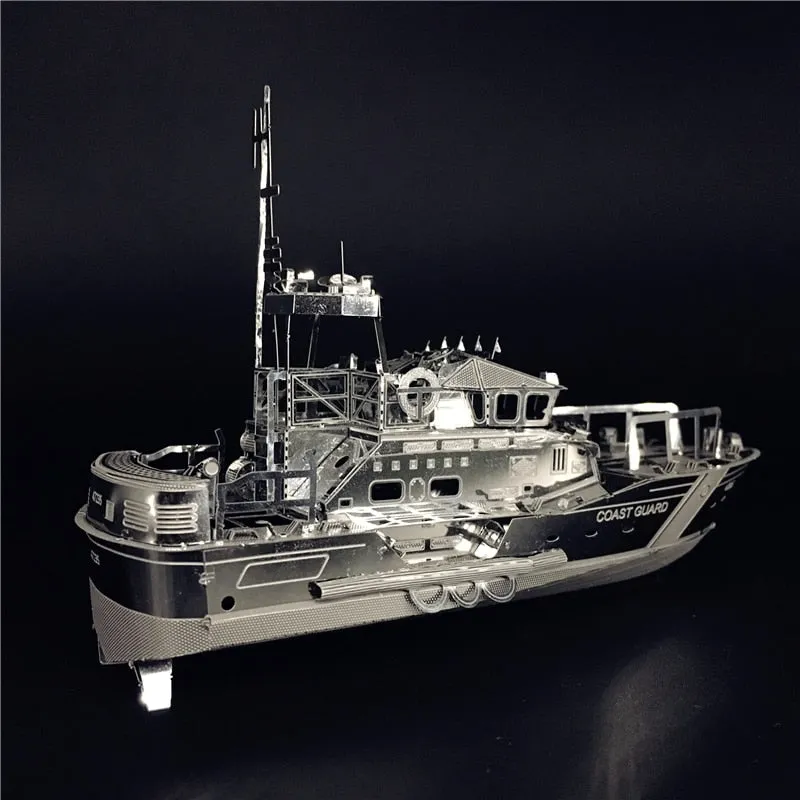 MODEL 3D Metal kits DIY Puzzle Assembly Model LIFEBOAT  C22201 1:100 2 Sheets Stainless Steel Creative toys gift