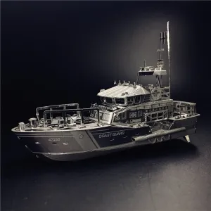 MODEL 3D Metal kits DIY Puzzle Assembly Model LIFEBOAT  C22201 1:100 2 Sheets Stainless Steel Creative toys gift