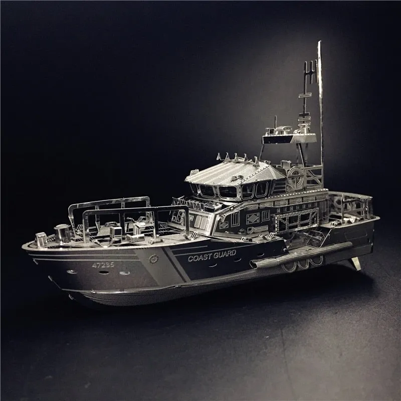 MODEL 3D Metal kits DIY Puzzle Assembly Model LIFEBOAT  C22201 1:100 2 Sheets Stainless Steel Creative toys gift