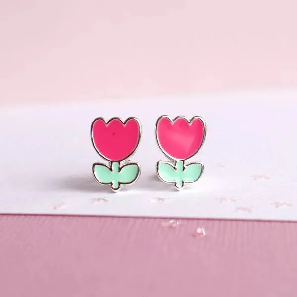 Mon Coco Tulip Clip On Earrings