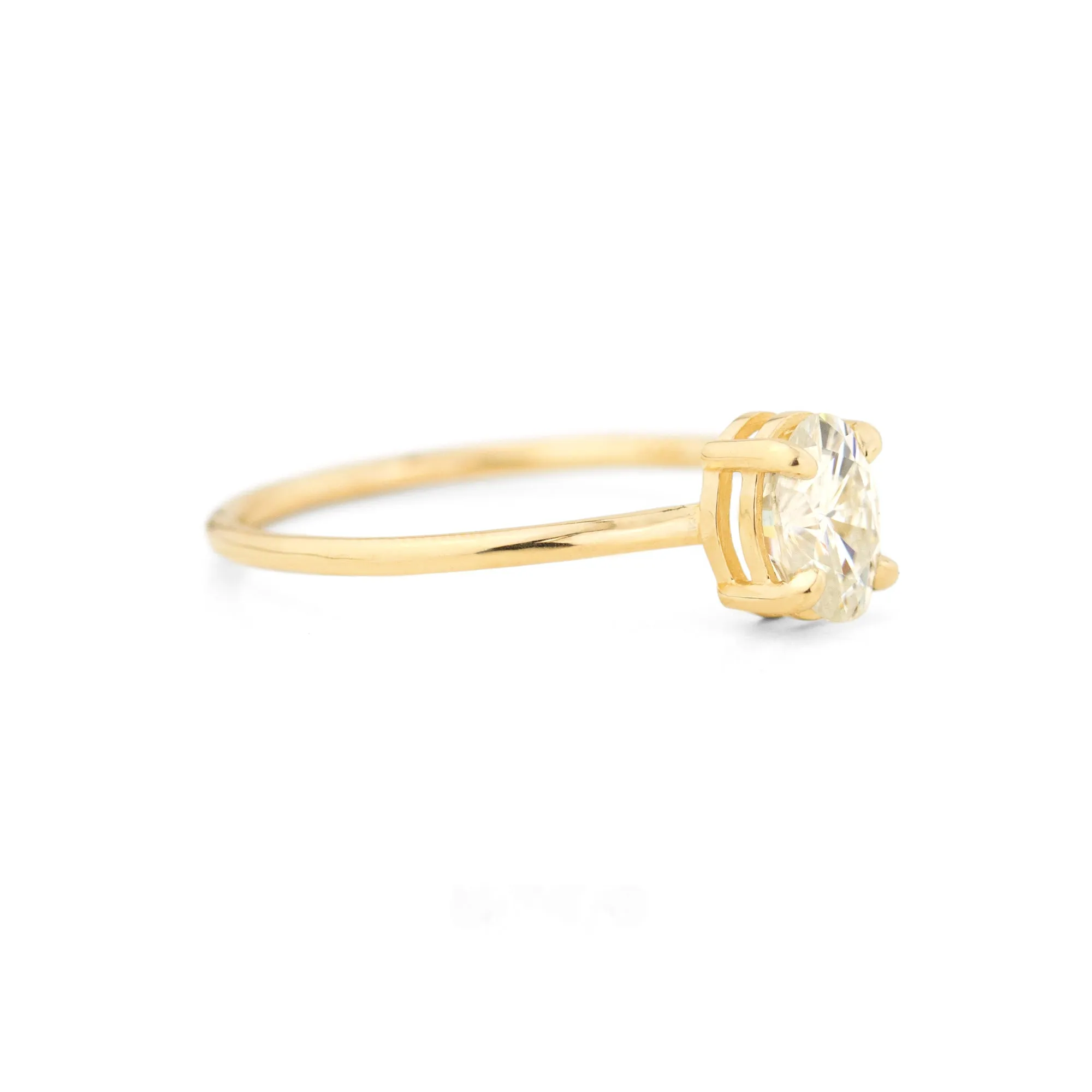 Morgan Oval Solitaire Ring