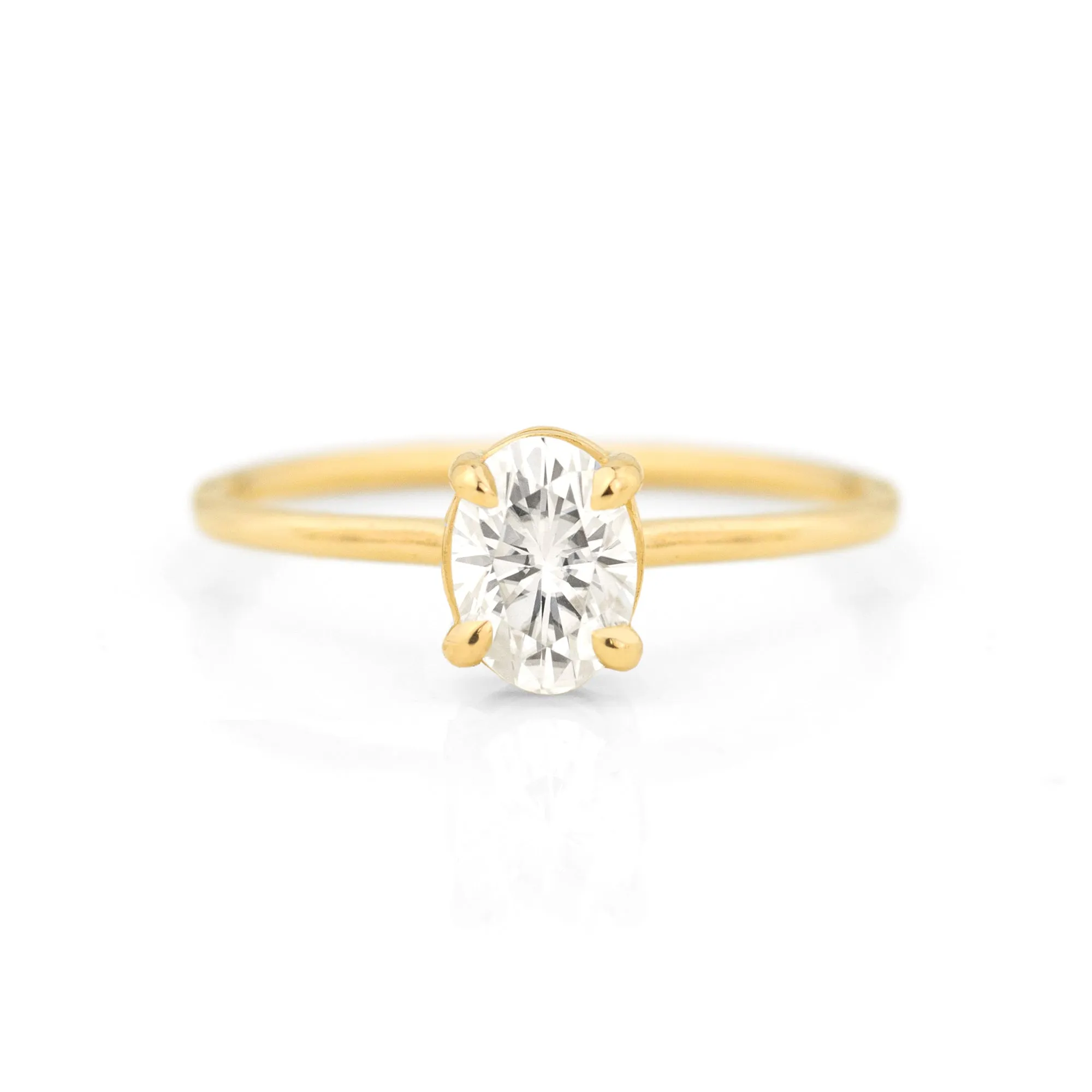 Morgan Oval Solitaire Ring