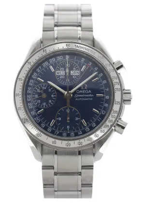 Omega Speedmaster Triple Date Chronograph 3523.80 W/ Box And Papers