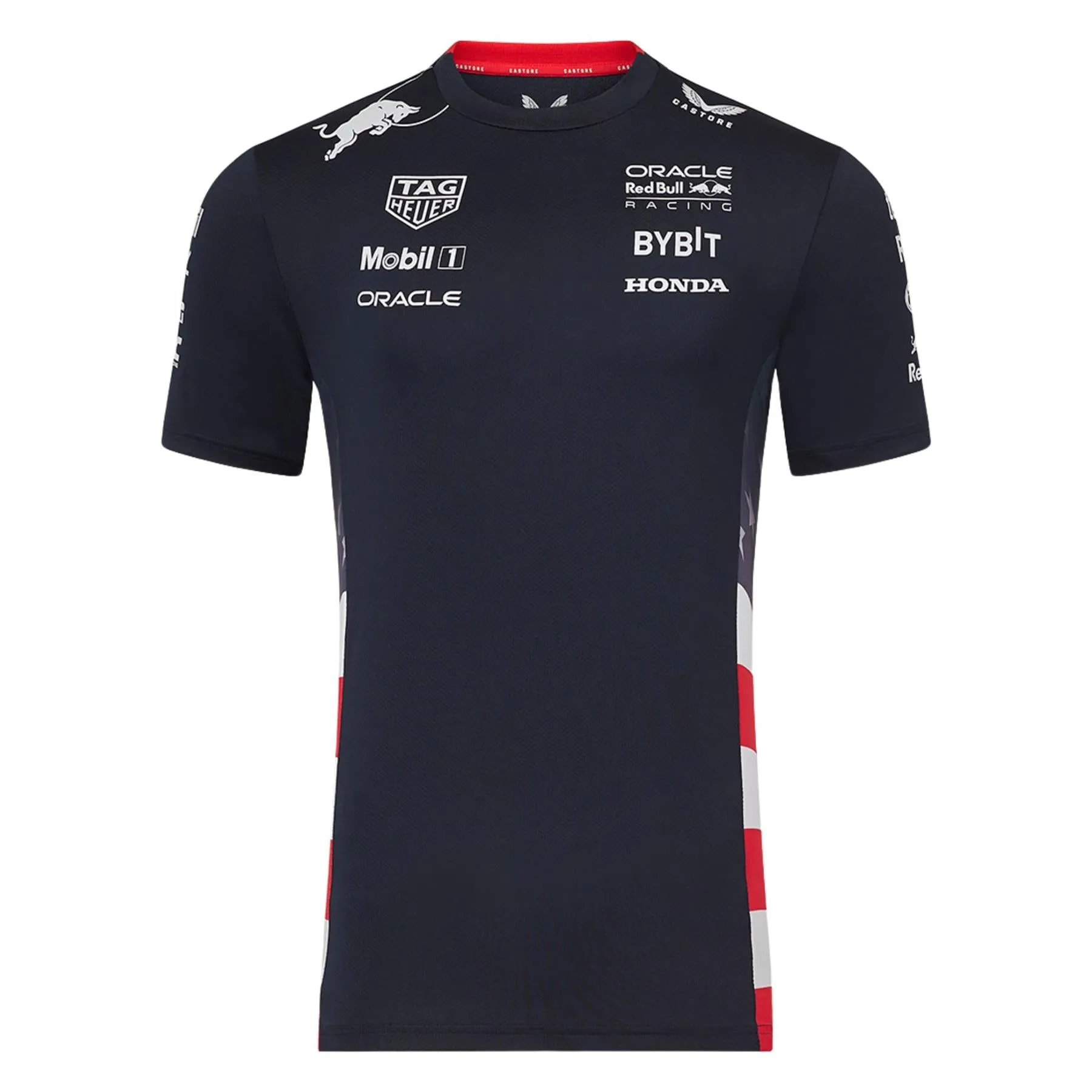 Oracle Red Bull Racing F1 Men's USA Team T-Shirt | Navy | 2024