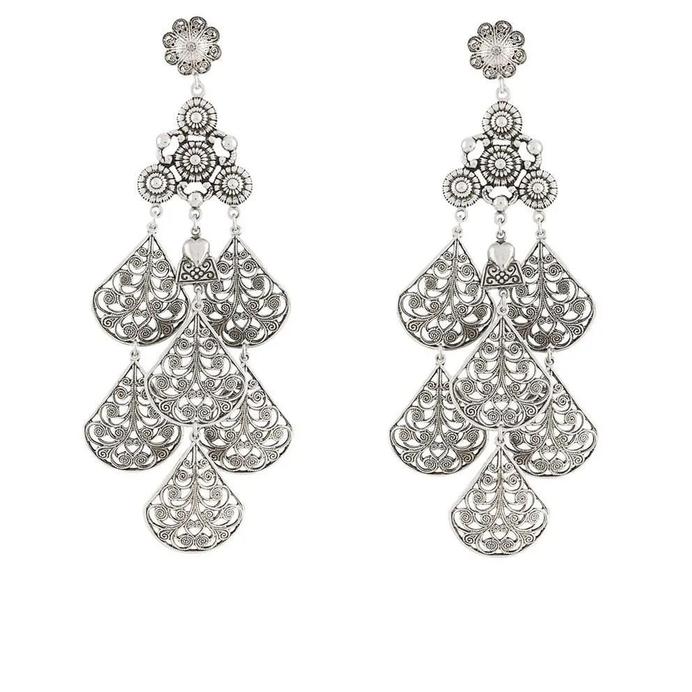 ORFERIA EARRINGS SILVER
