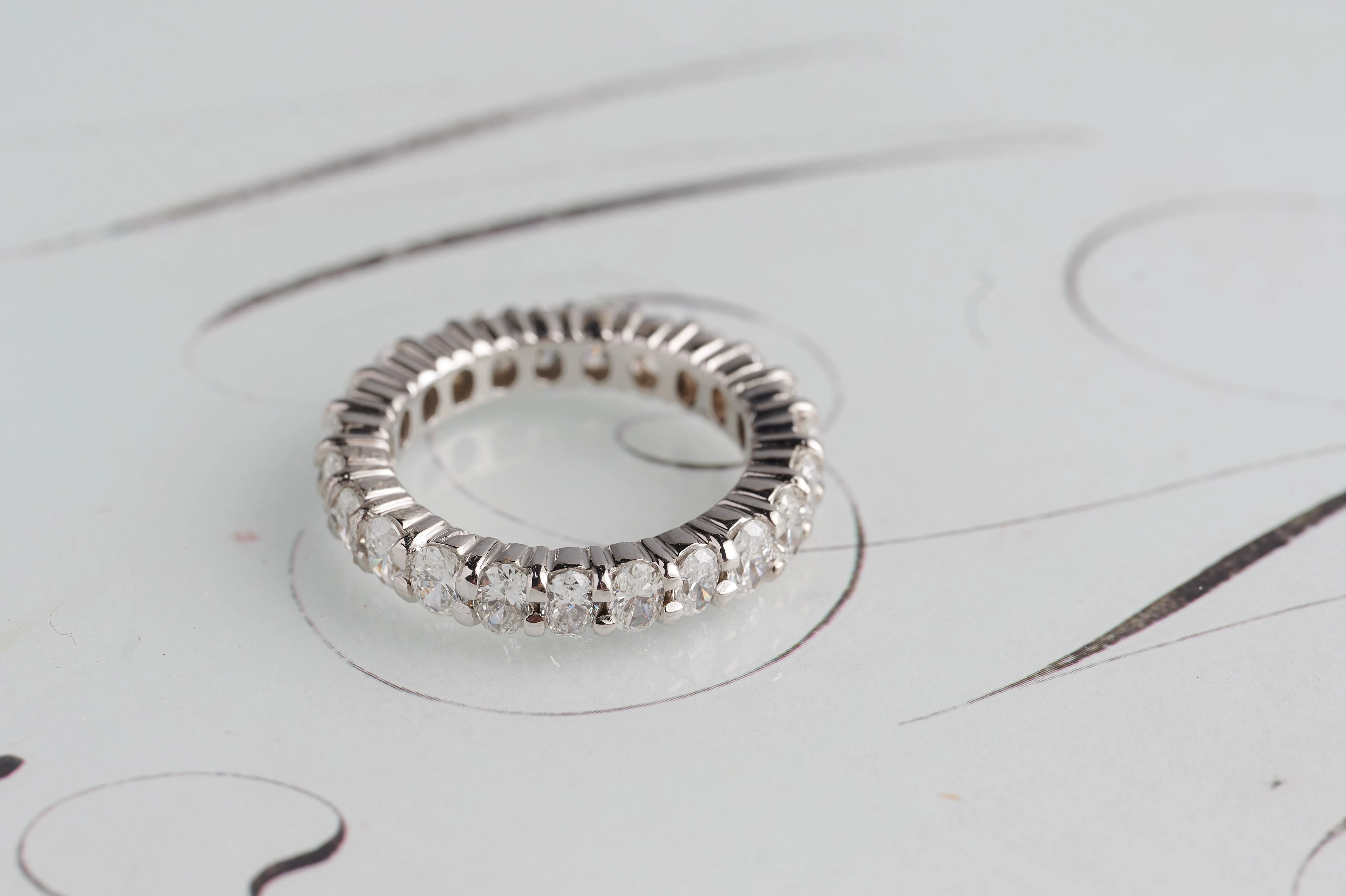 Oval Eternity Band