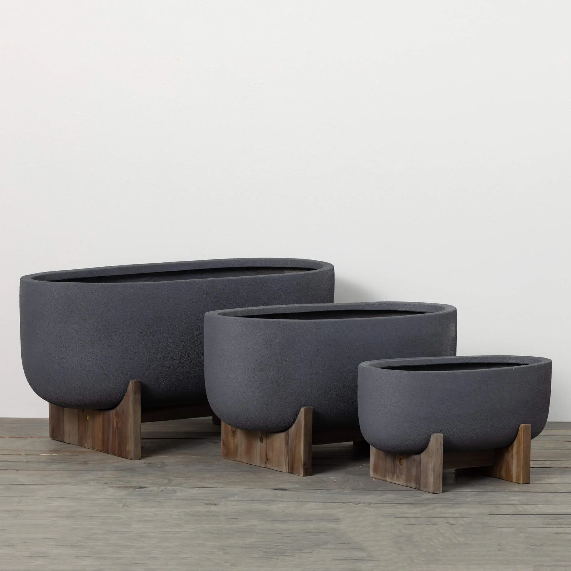 Oval Footed Planter