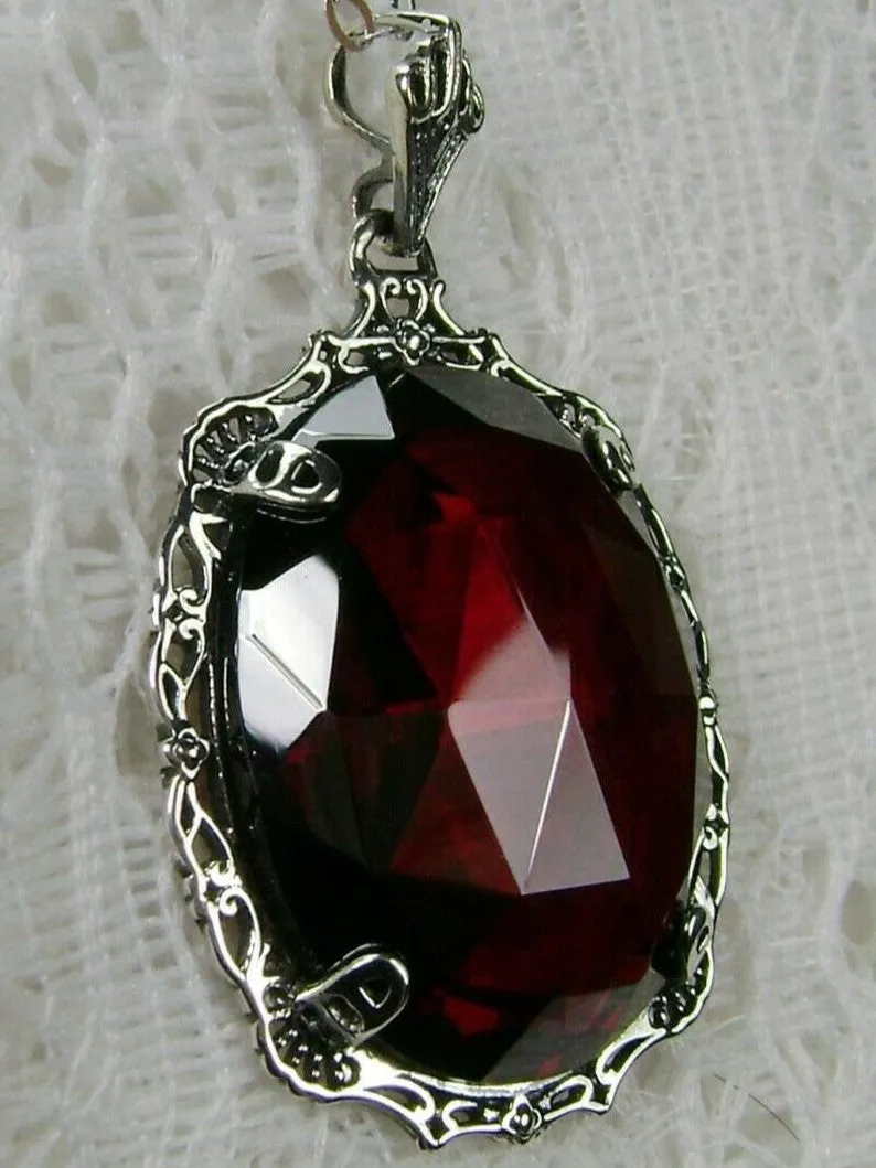 P10, Bubble Pendant, Victorian Reproduction Pendant Necklace, P10