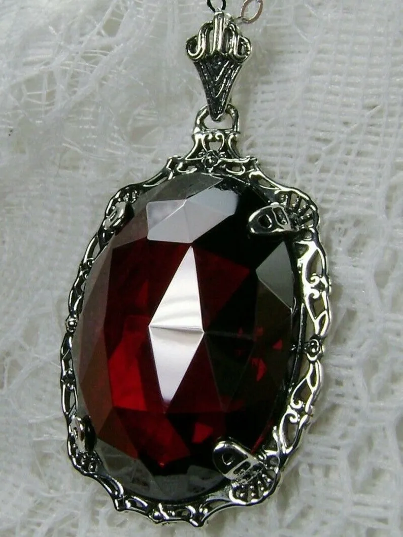 P10, Bubble Pendant, Victorian Reproduction Pendant Necklace, P10