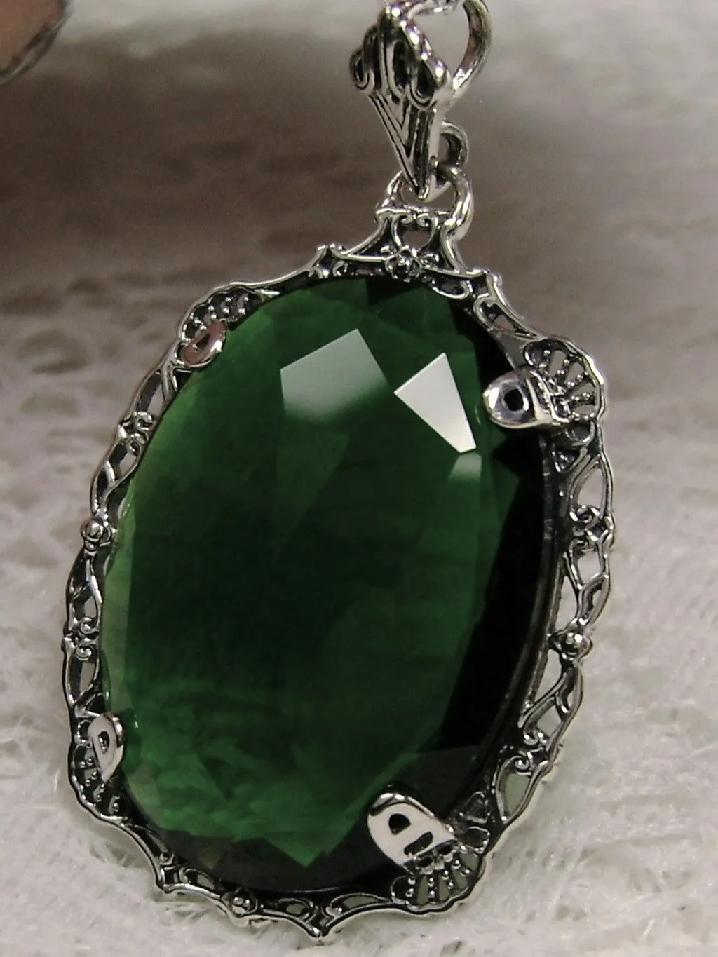 P10, Bubble Pendant, Victorian Reproduction Pendant Necklace, P10