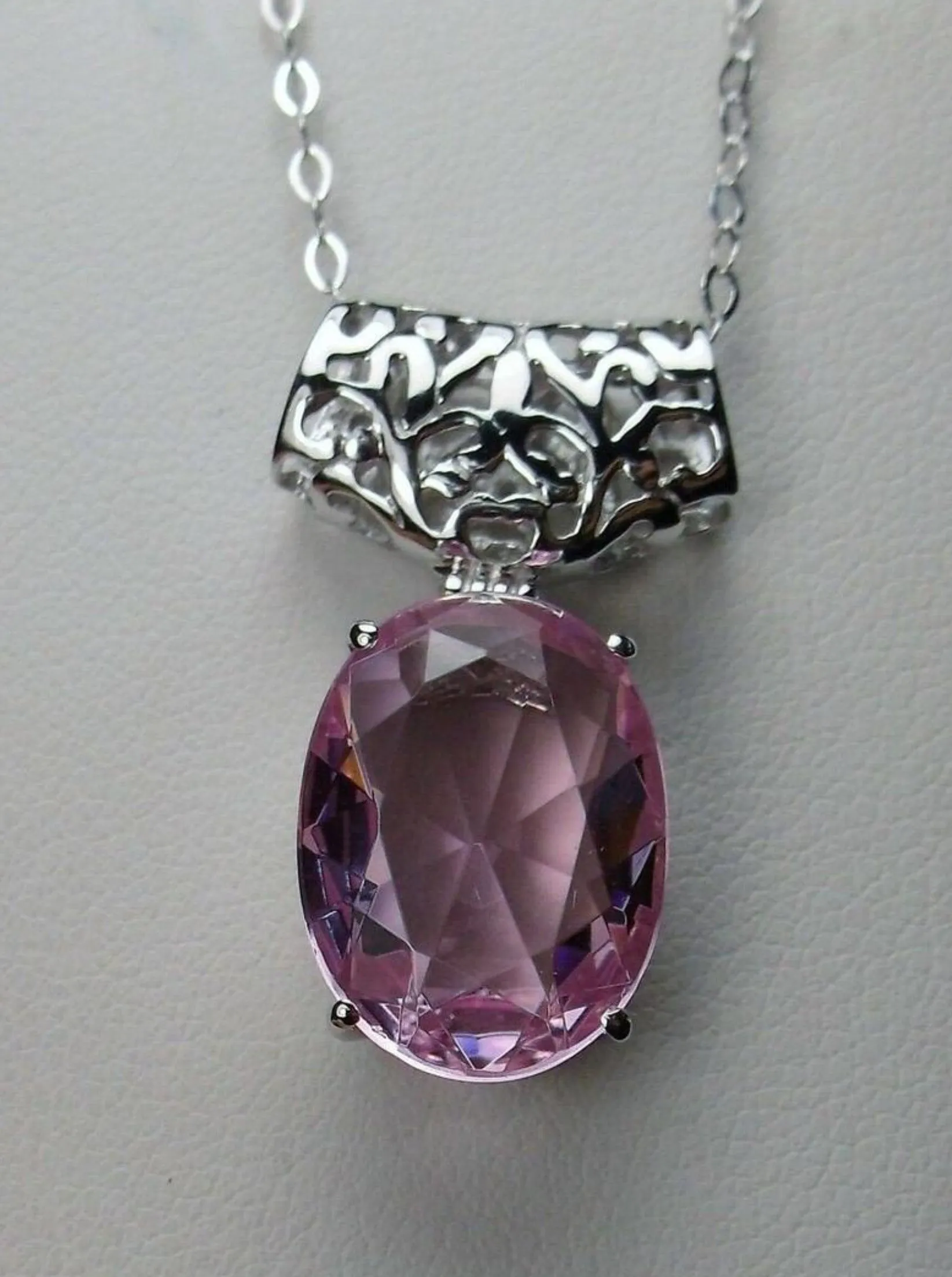 P35, Oval Pendant, Choice of Gemstones, Art Deco Jewelry #P35