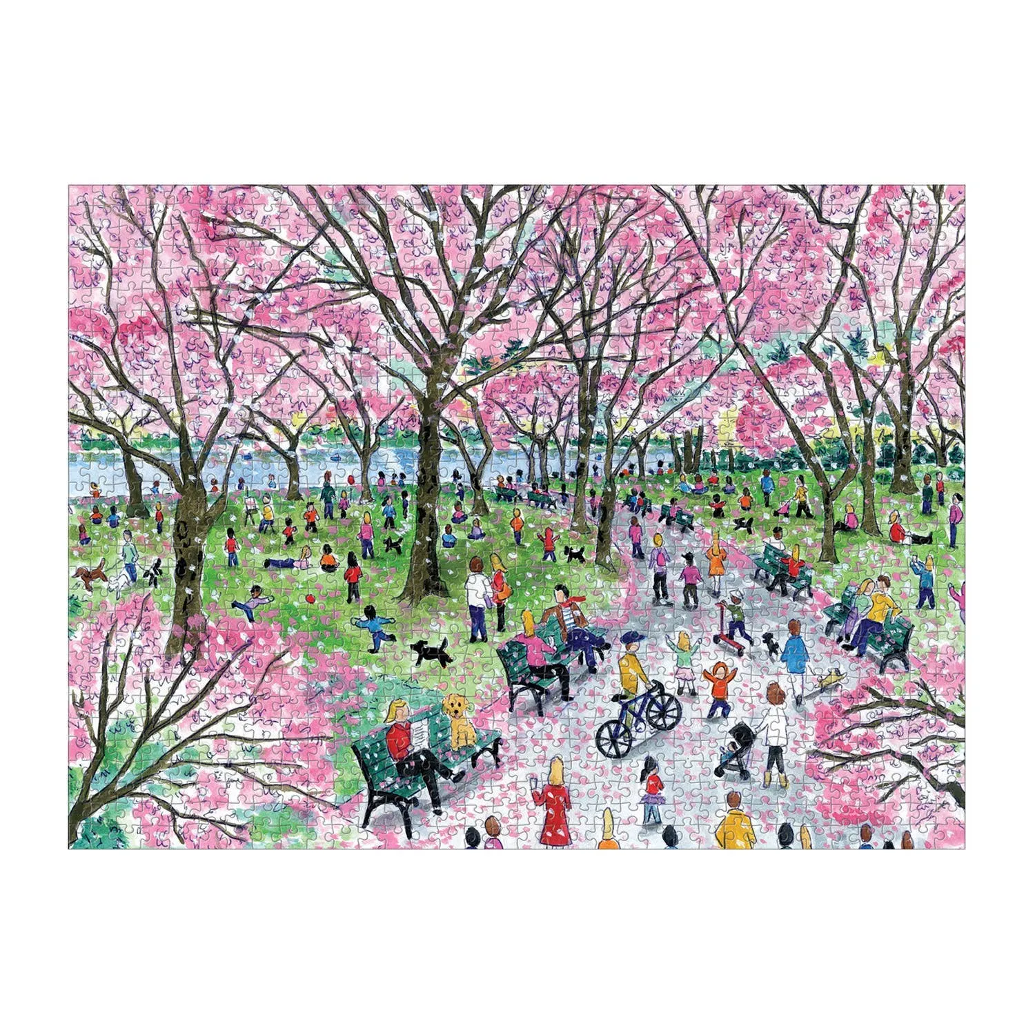 Puzzle, Cherry Blossoms, 1000pc Storrings