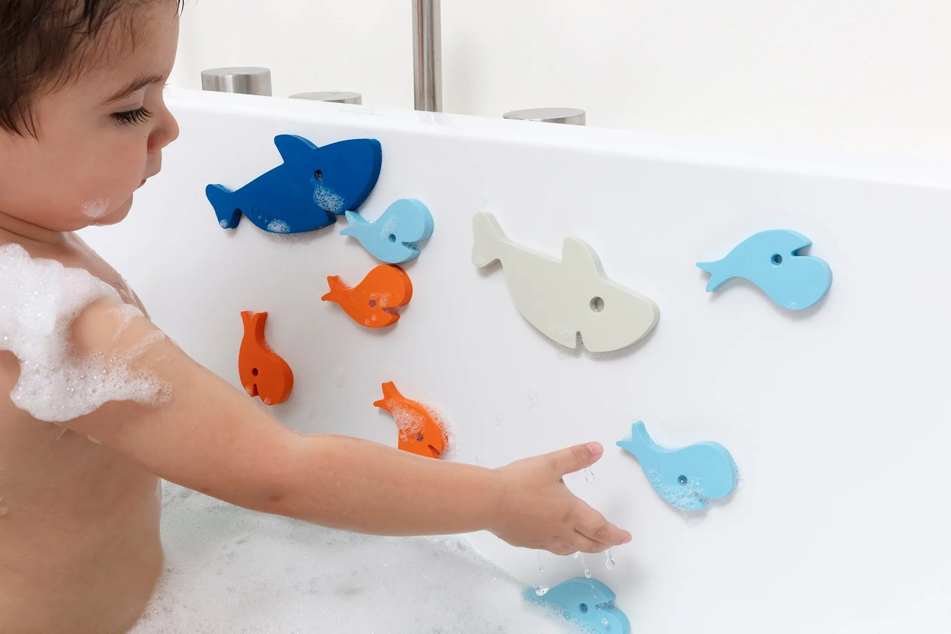 Quut Soft Foam Bath Puzzle - Sharks
