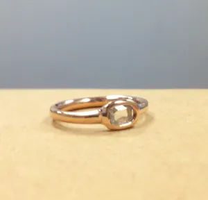 rose cut diamond ring