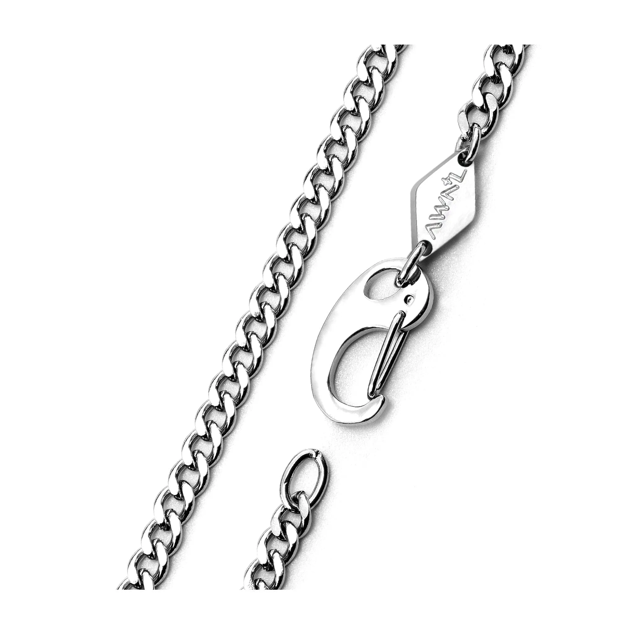 Runes-Engraved Meteorite Cross Necklace