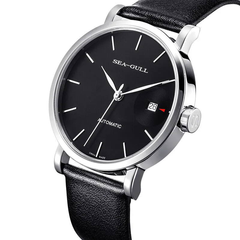 Seagull Simple 40mm Big Date Screw Thread Dial Automatic Watch 819.22.5024