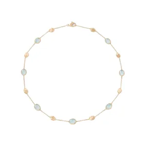 Siviglia 18K Yellow Gold Aquamarine & Gold Necklace