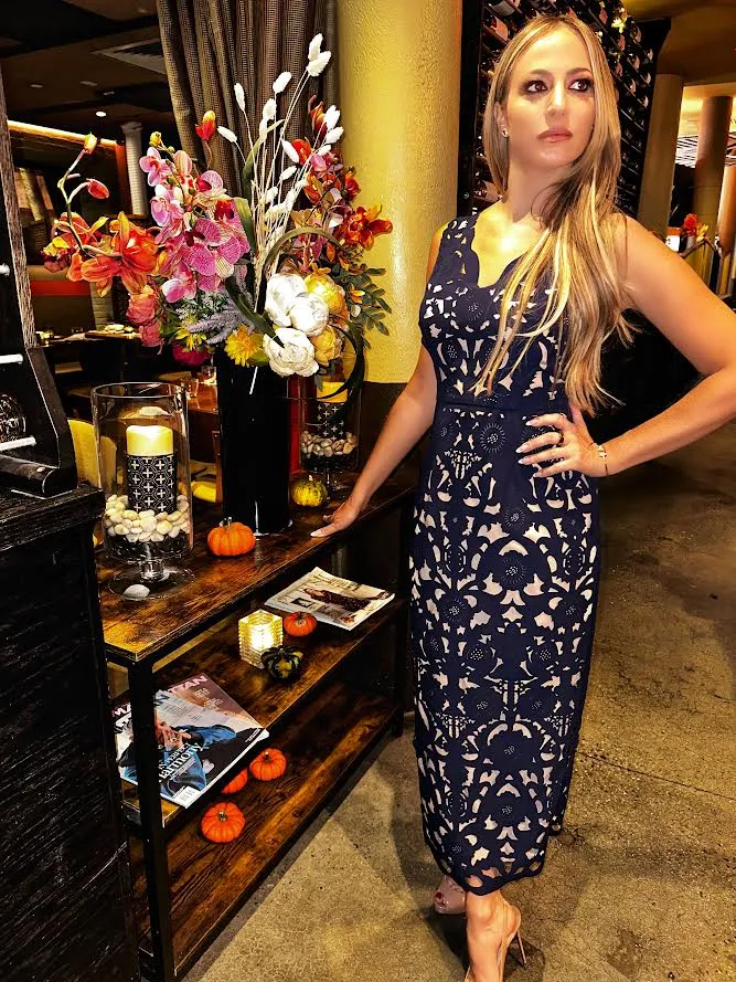 Sleeveless Floral Crepe Laser-Cut Midi Dress