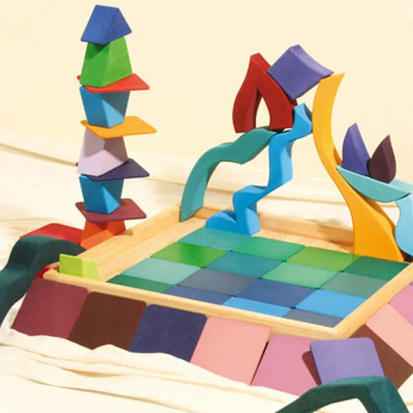 Small 4 Elements Wooden Toys Building Set