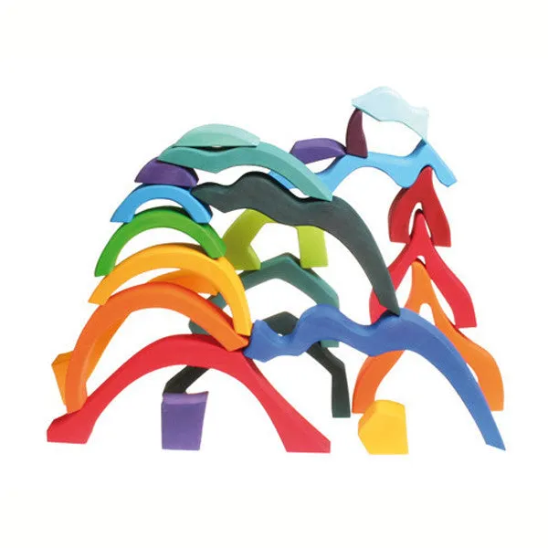 Small 4 Elements Wooden Toys Building Set