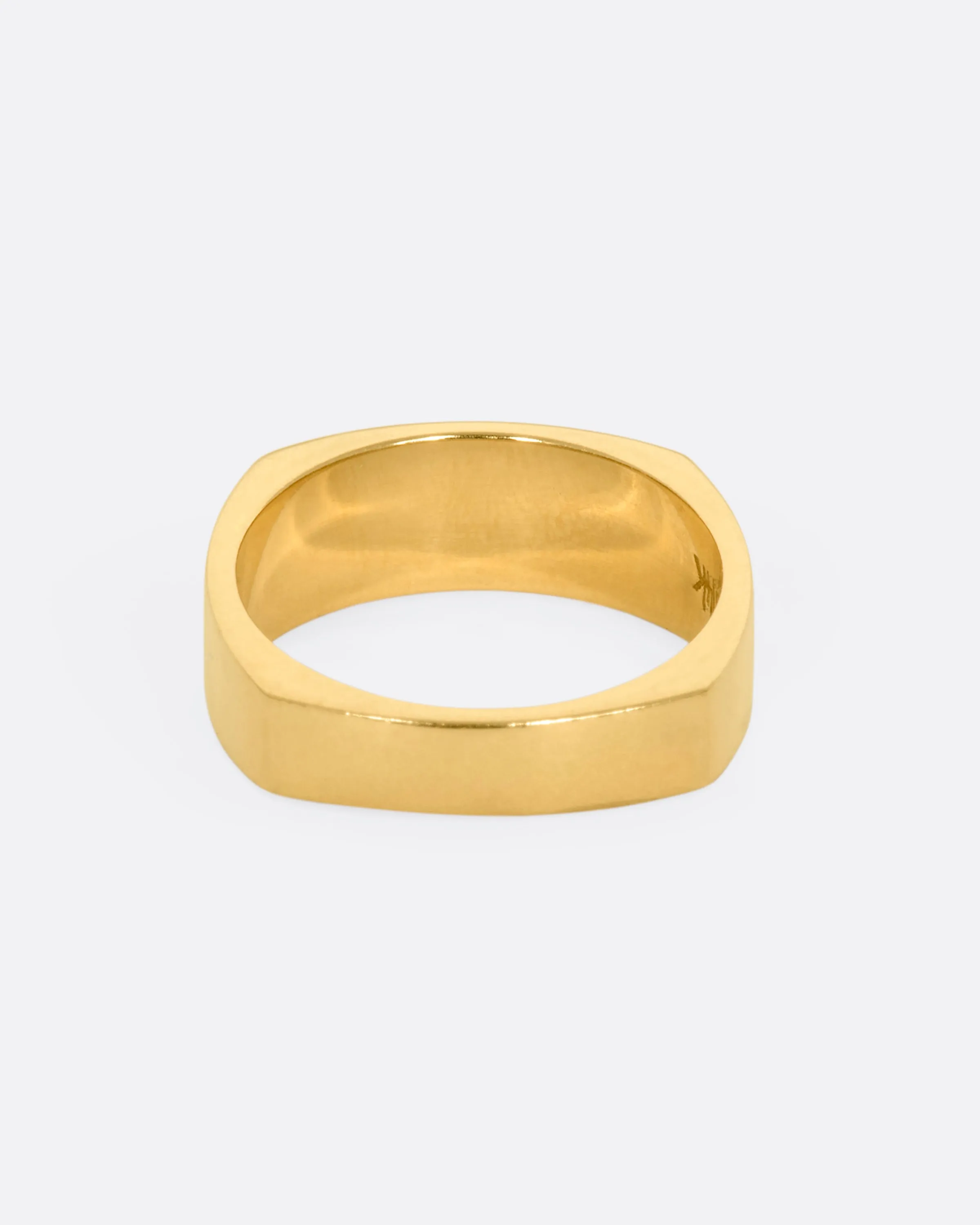 Square Star Etching Ring