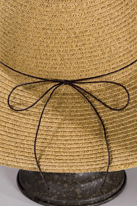 Sun and Sand Bead and Tassel Panama Hat in Natural